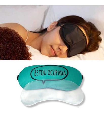 Imagem de Mascara Tapa Olho Descanso Dormir C/ Termo Gel Frio E Quente