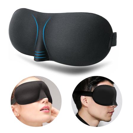 Máscara de olho de anime blecaute para alívio de pressão para dormir noite  máscara de olho com alça ajustável macio conforto sombra para olhos para  viagem ioga soneca para homens mulheres 