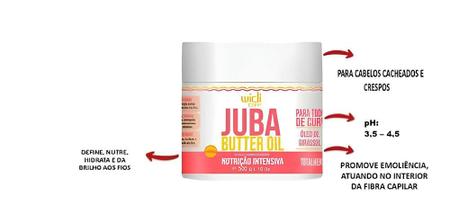 Imagem de Mascara Widi Care Juba Butter Oil Manteiga