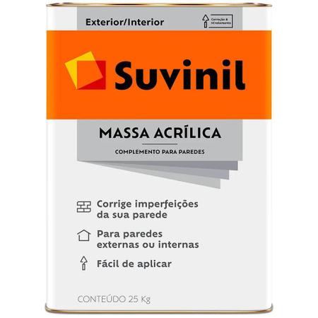 Imagem de  massa acrilica 25kg lata - suvinil