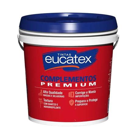 Imagem de Massa Acrílica Premium Eucatex Cor Branco Parede Interna Externa Alta Qualidade 5,8kg