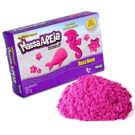 Imagem de Massa Areia Massinha de Modelar Animais Rosa 227g - Sunny