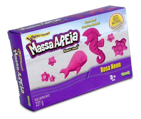 Imagem de Massa Areia Massinha de Modelar Animais Rosa 227g - Sunny