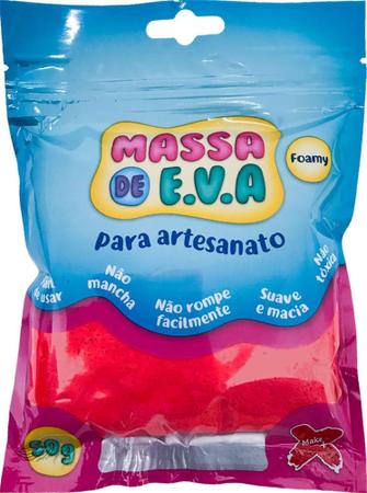 Imagem de Massa De Eva Vermelho 50G Make+