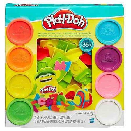 Imagem de Massa De Modelar Play-doh Letras E Números 21018 Hasbro