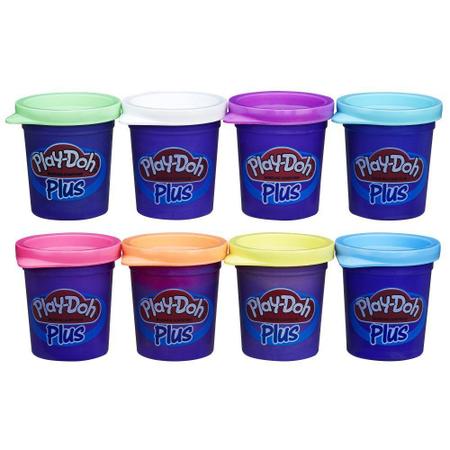 Imagem de Massa de Modelar Play-Doh Plus - 8 Potes - Hasbro