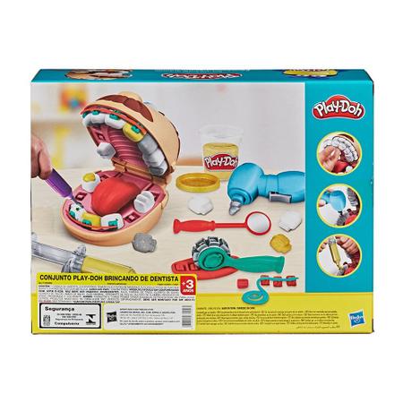 Massa de Modelar Brincando de Dentista Mini PlayDoh Colorido - Play-Doh -  Massinha - Magazine Luiza