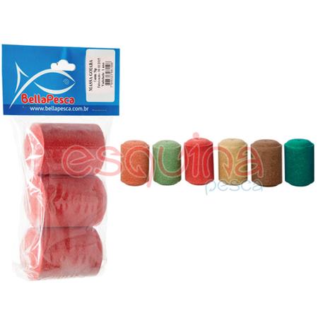 Massa pastilha para pesca com 3 unidades 240g - Isca Mais Imagem de Massa pastilha para pesca com 3 unidades 240g