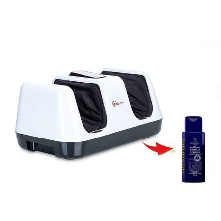 Imagem de Massageador de Pés e Pernas Elétrico Shiatsu Foot Bivolt + Gel Arnica e Copaíba