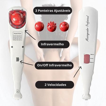 Imagem de Massageador elétrico corporal infravermelho 110v