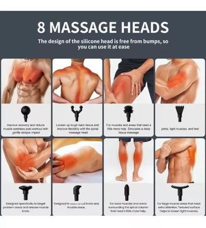 Imagem de Massageador Elétrico Modelo Pistola Relaxante Muscular