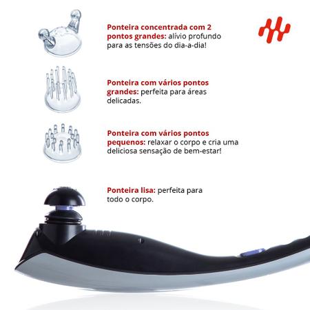 Imagem de Massageador Elétrico Profissional Elite Pro Corporal Portátil Infra