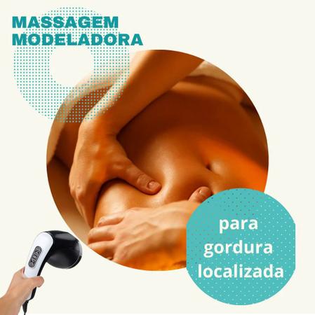 Imagem de Massageador Orbital AntiCelulite Drenagem Linfática Massagem Modeladora + Cinta Térmica