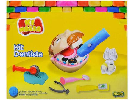 Imagem de Massinha Ki Massa Kit Dentista - com Acessórios