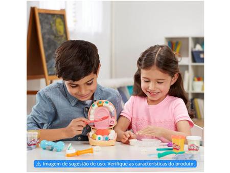 Imagem de Massinha Play-Doh Brincando de Dentista Hasbro - com Acessórios