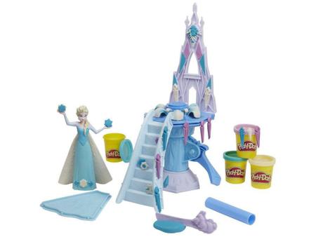 Imagem de Massinha Play-Doh Disney Frozen - Palácio de Gelo da Elsa Hasbro com Acessórios