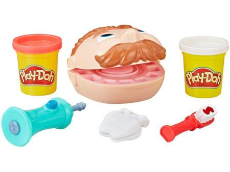 Imagem de Massinha Play-Doh Mini Kit Brincando de Dentista - Hasbro com Acessórios