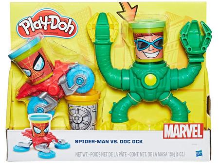 Imagem de Massinha Spider Man vs Doc Ock Play Doh Marvel