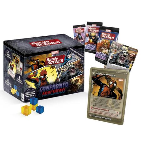 BRAZIL IMPORT: Marvel Battle Scenes Card Game Deck: DO CRIME