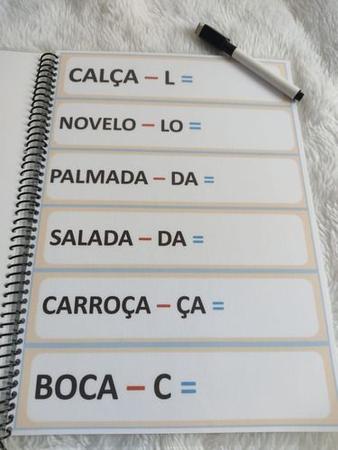 Material Para Alfabetização Dislexia E Crianças De 5 Anos - T&D