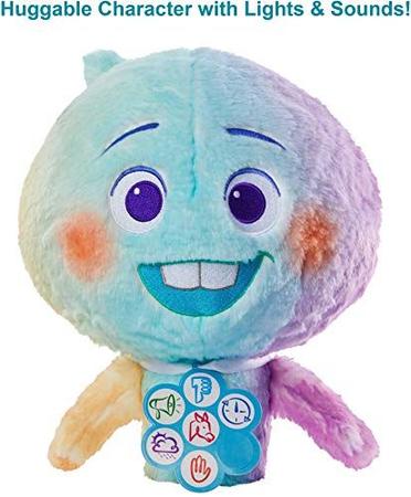 Imagem de Mattel Disney e Pixar Soul 22 apresentam boneca plush colecionável com luzes e sons, 11 em altura huggable stuffed personagem brinquedo com olhar autêntico filme, presente de colecionadores