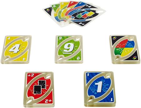 Imagem de Mattel Games UNO Splash Card Game, Sortido (DHW42)