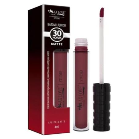 Max Love - Batom Líquido Matte 30 Horas 4ml - Cor 613 Imagem de Max Love - Batom Líquido Matte 30 Horas 4ml - Cor 613