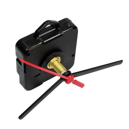 Imagem de Mecanismo Para Relógios Com Ponteiros Dourado Kit 5 Peças + Base De Apoio