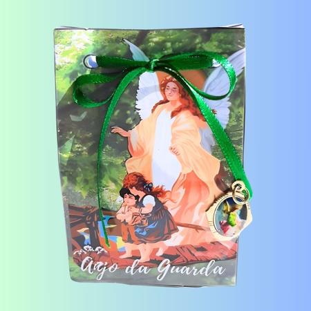 Medalha Anjo da Guarda + Sacolinha temática em papel - OS ARCANJOS Imagem de Medalha Anjo da Guarda + Sacolinha temática em papel