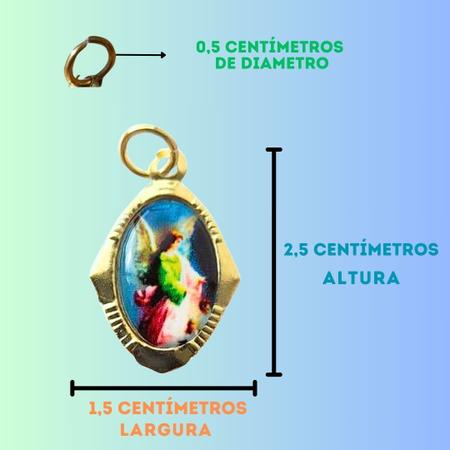Medalha Anjo da Guarda + Sacolinha temática em papel - OS ARCANJOS Imagem de Medalha Anjo da Guarda + Sacolinha temática em papel