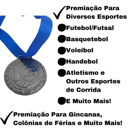 MEDALHAS ESPORTIVAS PREMIAÇÃO HONRA AO MÉRITO 36 MM - CRESPAR