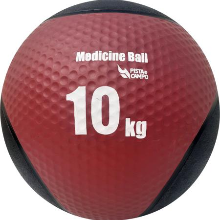 Imagem de Medicine Ball Borracha Inflável Premium 10kg Pista e Campo
