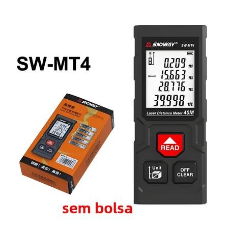 Imagem de Medidor de Distância a Laser de Longo Alcance (40m/50m/120m) - Fita Métrica Digital