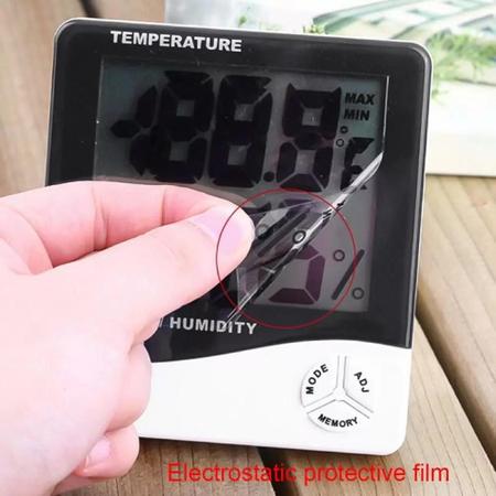 Imagem de Medidor de umidade / temperatura digital / Relógio  -- Termo higrômetro -- HTC-1 ''Sem extensor''