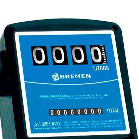 Imagem de Medidor Mecânico 4 Dígitos Para Óleo Diesel 7811 BREMEN