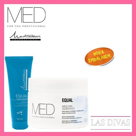 Imagem de Mediterrani/Med for You Equal Kit Shampoo 250ml e Máscara 200g