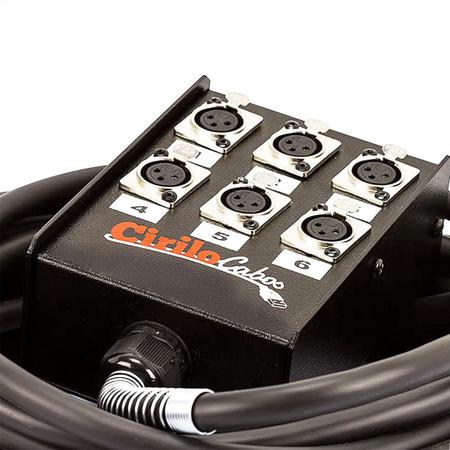 Medusa 6 Vias Montada Com Conectores Santo Angelo - 100 Mt Imagem de Medusa 6 Vias Montada Com Conectores Santo Angelo - 100 Mt
