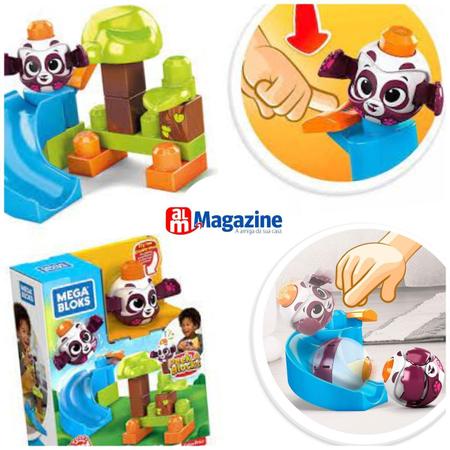 Imagem de Mega Bloks Panda Slide Tobogã De Pandas Blocos GKX66 Fisher Price