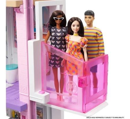 Casa Da Barbie Dreamhouse 3 Andares Com Elevador