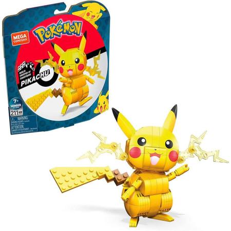 Mattel - Pokemon - Construção Pokémon com movimento: Pikachu