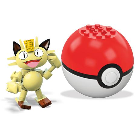 Brinquedo Pokemon - Mega Construx Pokebola + Pokemon no Shoptime