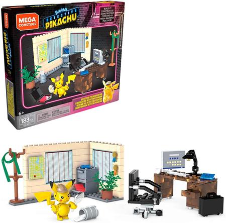 Mega Construx Pok mon Detetive Pikachu Detetive Pikachu Escrit rio