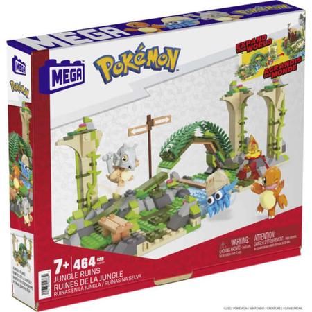 Mattel - Pokemon - Construção de ruínas Pokémon MEGA Construx com