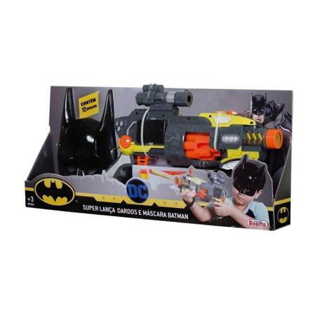 Mega Lança Dardos Do Batman Com Mira Máscara Estilo Nerf - Rosita -  Lançadores de Dardos - Magazine Luiza