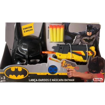 Mega Lança Dardos Do Batman Com Mira Máscara Estilo Nerf - Rosita -  Lançadores de Dardos - Magazine Luiza