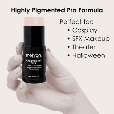 Imagem de Mehron CreamBlend Stick Makeup - Body Paint (.75 oz) (Marfim borboleta)