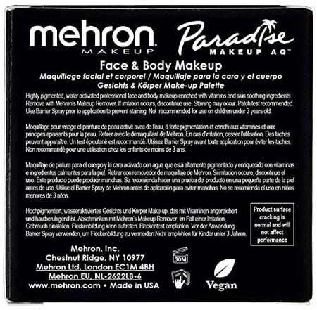Imagem de Mehron Makeup Paradise Maquiagem AQ Face & Body Paint (1.4 oz) (Azul Escuro Metálico)