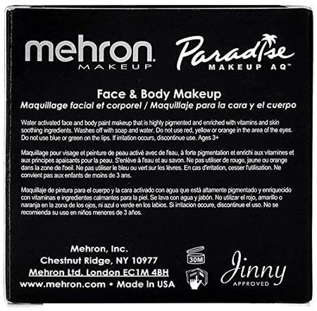 Imagem de Mehron Makeup Paradise Maquiagem AQ Face & Body Paint (1.4 oz) (Laranja Metálica)