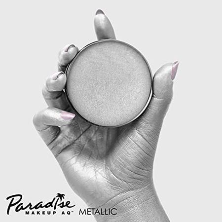 Imagem de Mehron Makeup Paradise Maquiagem AQ Face & Body Paint (1.4 oz) (Prata Metálica)