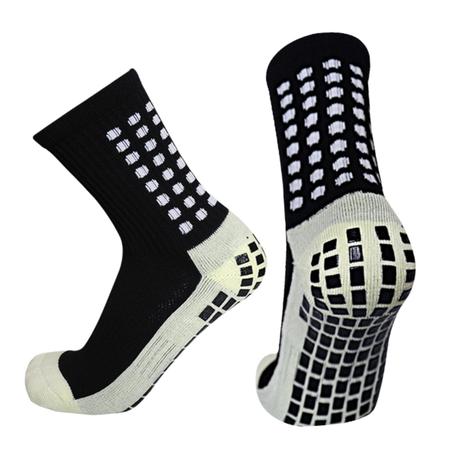 Imagem de Meia Antiderrapante Futebol Esportivo Profissional Meião Tipo Trusox Pro Soccer Prosocks Cano Médio